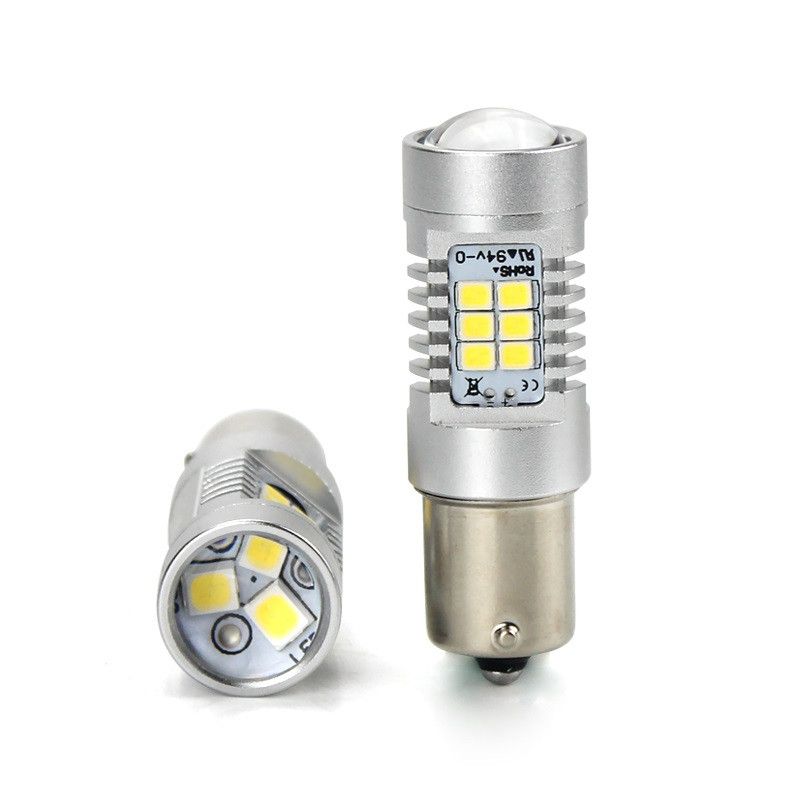 products/568/zute led sijalice 1157 bay16D.jpg - LED SIJALICE P21-5W - BAY15D - 1157 Narandzaste - Xenon Svetla Beograd